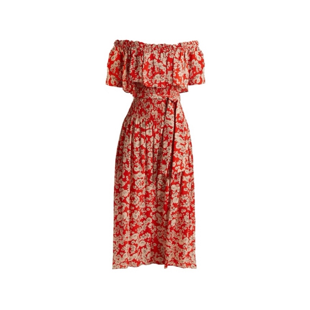 Rebecca Taylor Off The Shoulder Blossom Dress Size 10